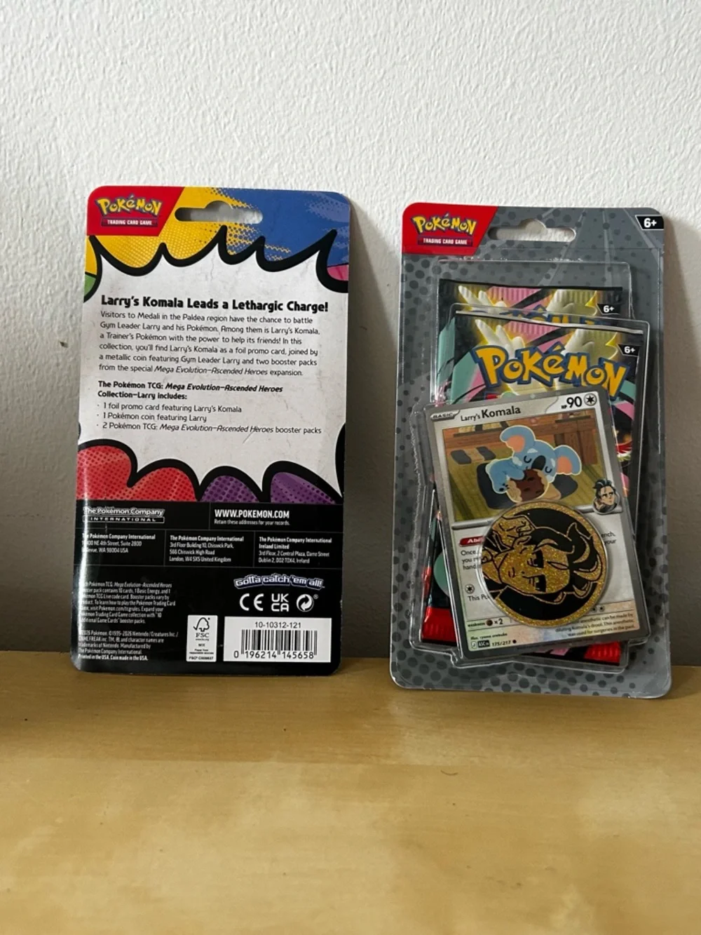 10 Pokémon Larry's Komala Promo Pack‎ - Blue, Gold